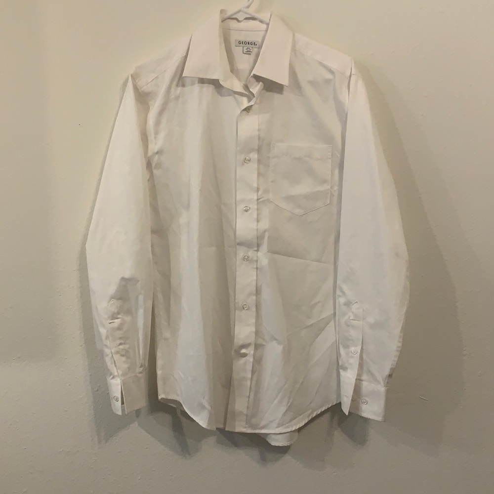 George white button down shirt